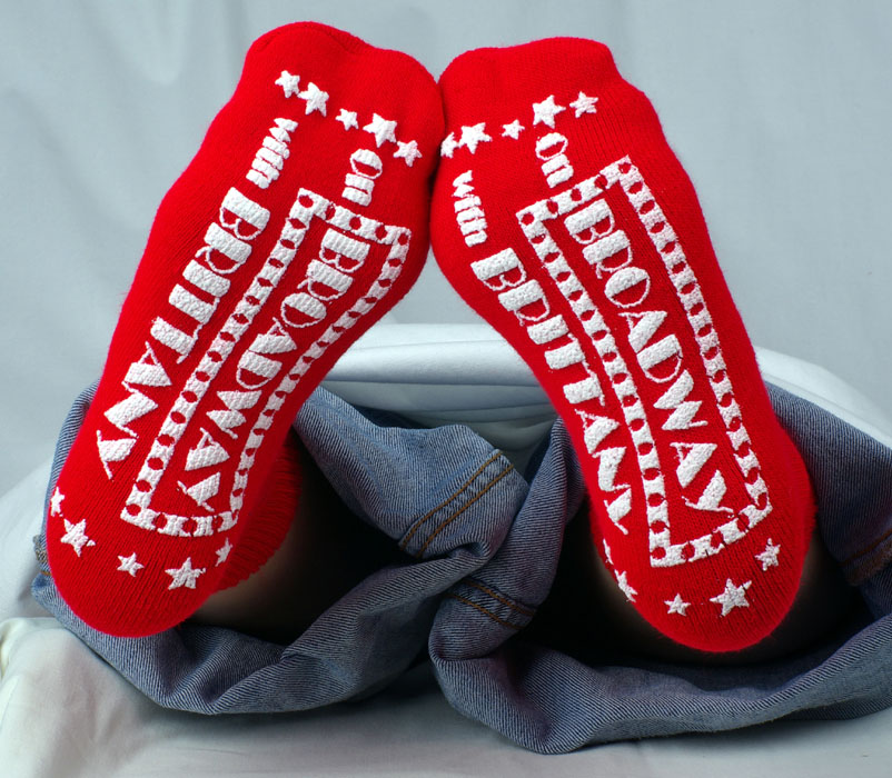 Personalized Grippy Socks for Bar and Bat Mitzvahs, Weddings and Sweet 16