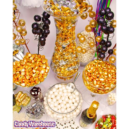 Black and Gold Candy Buffet