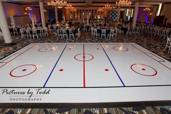 hockey rink dance floor