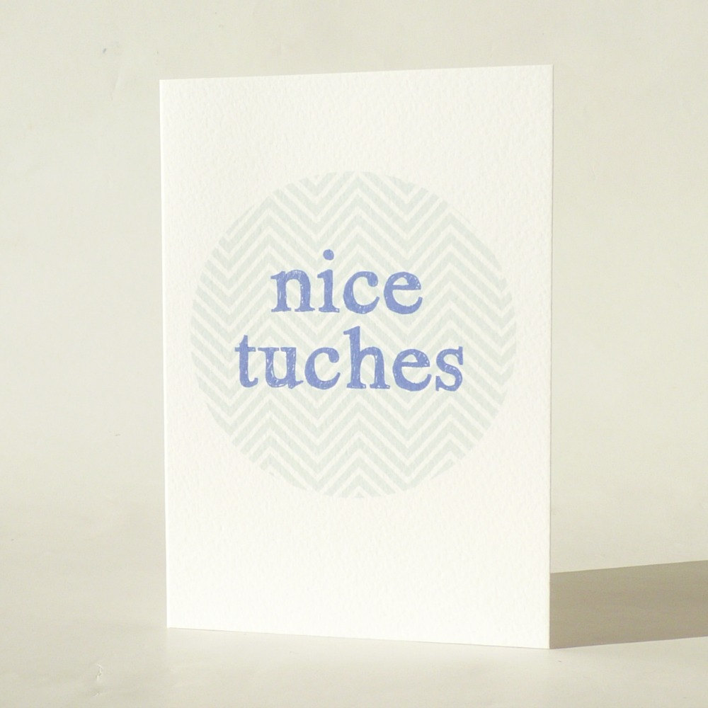 nice tuches card