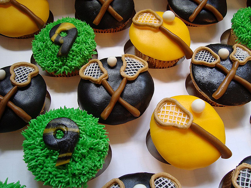 lacrosse cupcakes