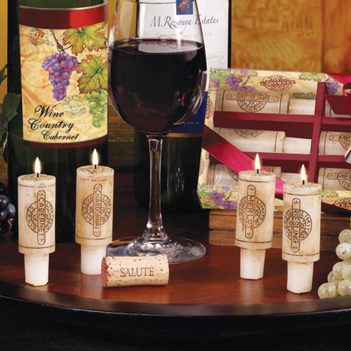 wine cork candles