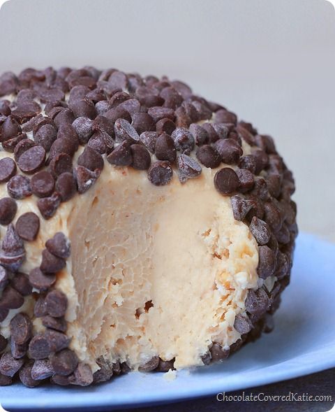 chocolate chip peanut butter cheesecake ball